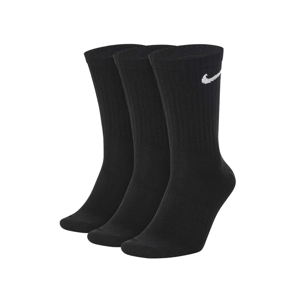 ถุงเท้าข้อยาว (3 คู่) Nike Everyday Lightweight Socks (3 Pairs) ลิขสิทธิ์แท้ NIKE Thailand][ SX7676 010 ]