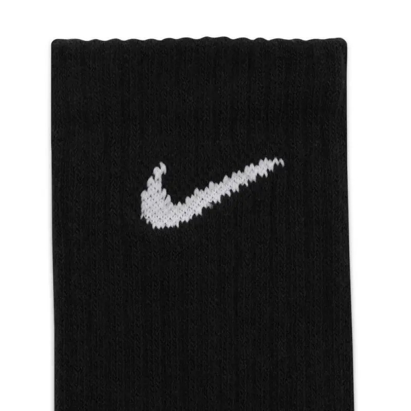 ถุงเท้าข้อยาว (3 คู่) Nike Everyday Lightweight Socks (3 Pairs) ลิขสิทธิ์แท้ NIKE Thailand][ SX7676 010 ]