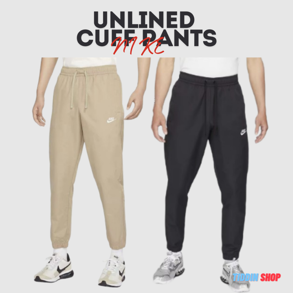 กางเกงขาสั้น Nike Men's Woven Unlined Cuff Pants [ลิขสิทธิ์แท้][รหัส: DD5311 010 / DD5311 247 ]