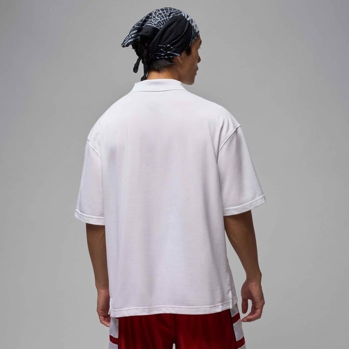 เสื้อโปโลโอเวอร์ไซส์ Nike Jordan Brooklyn Men's Polo Oversized [ขอแท้ NIKE ป้ายไทย][รหัส : IB1041 100 ]