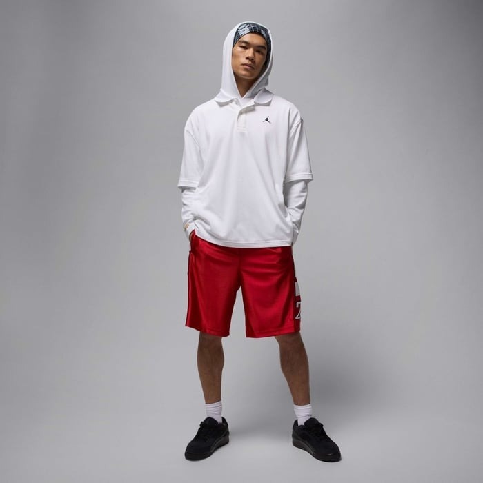 เสื้อโปโลโอเวอร์ไซส์ Nike Jordan Brooklyn Men's Polo Oversized [ขอแท้ NIKE ป้ายไทย][รหัส : IB1041 100 ]
