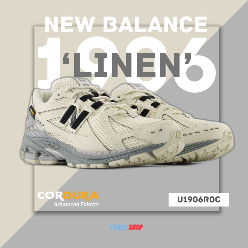 NEW BALANCE 1906 Cordura 'Linen Slate Grey' [ของแท้ / ป้ายไทย] [รหัส U1906ROC ]