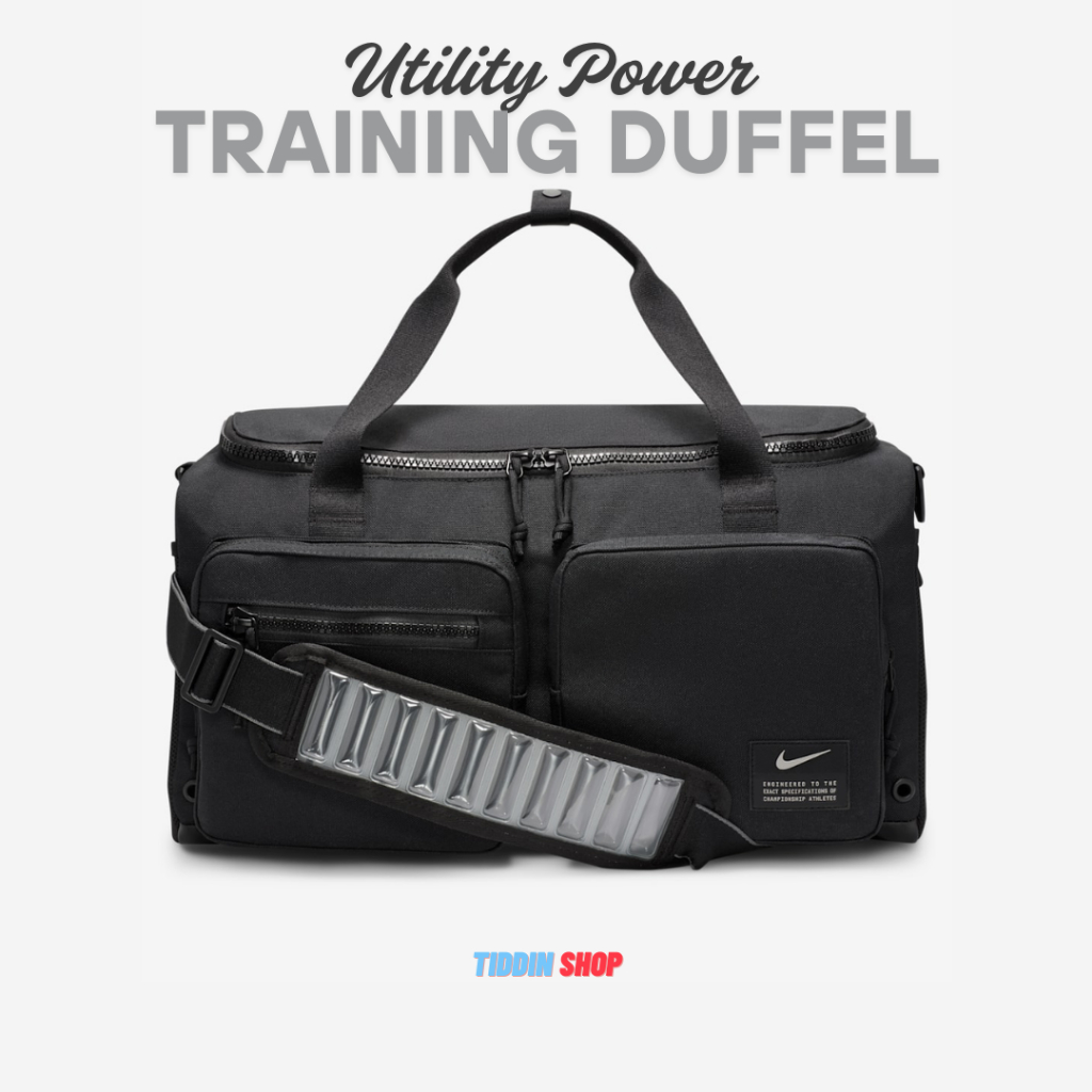 กระเป๋าสะพายข้าง Nike Utility Power Training Duffel Bag (Size S, 31 L) [ลิขสิทธิ์แท้] [รหัส : CK2795 010 ]