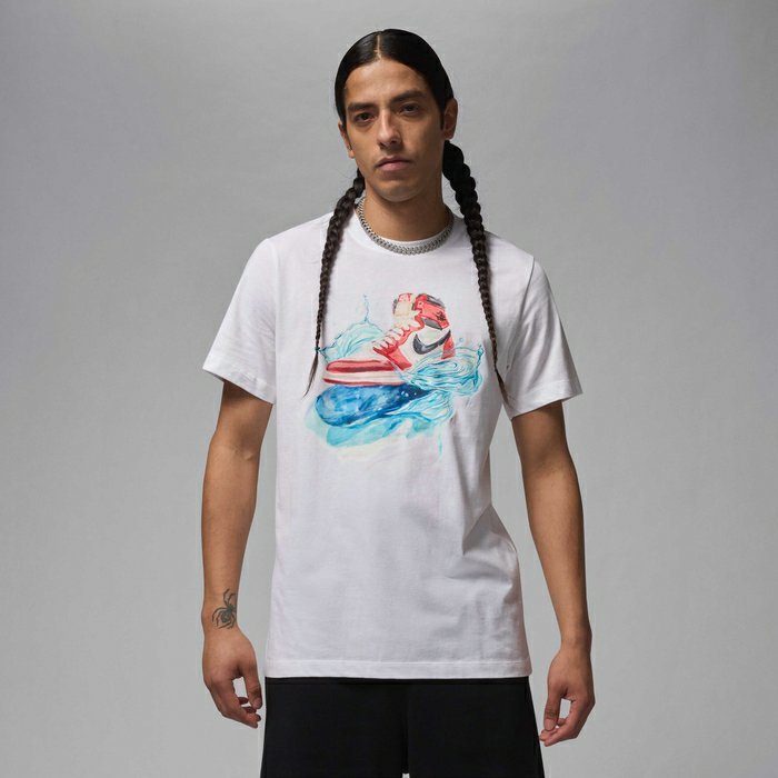 เสื้อยืดโอเวอร์ไซส์ ผู้ชาย Nike Jordan Flight Essentials AJ1 Tee [ขอแท้ NIKE ป้ายไทย][รหัส : IB3355 100 ]