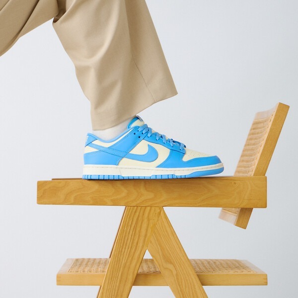 NIKE DUNK LOW RETRO Coconut Milk/University Blue [ของแท้ 100% | พร้อมส่ง | DV0833-113]