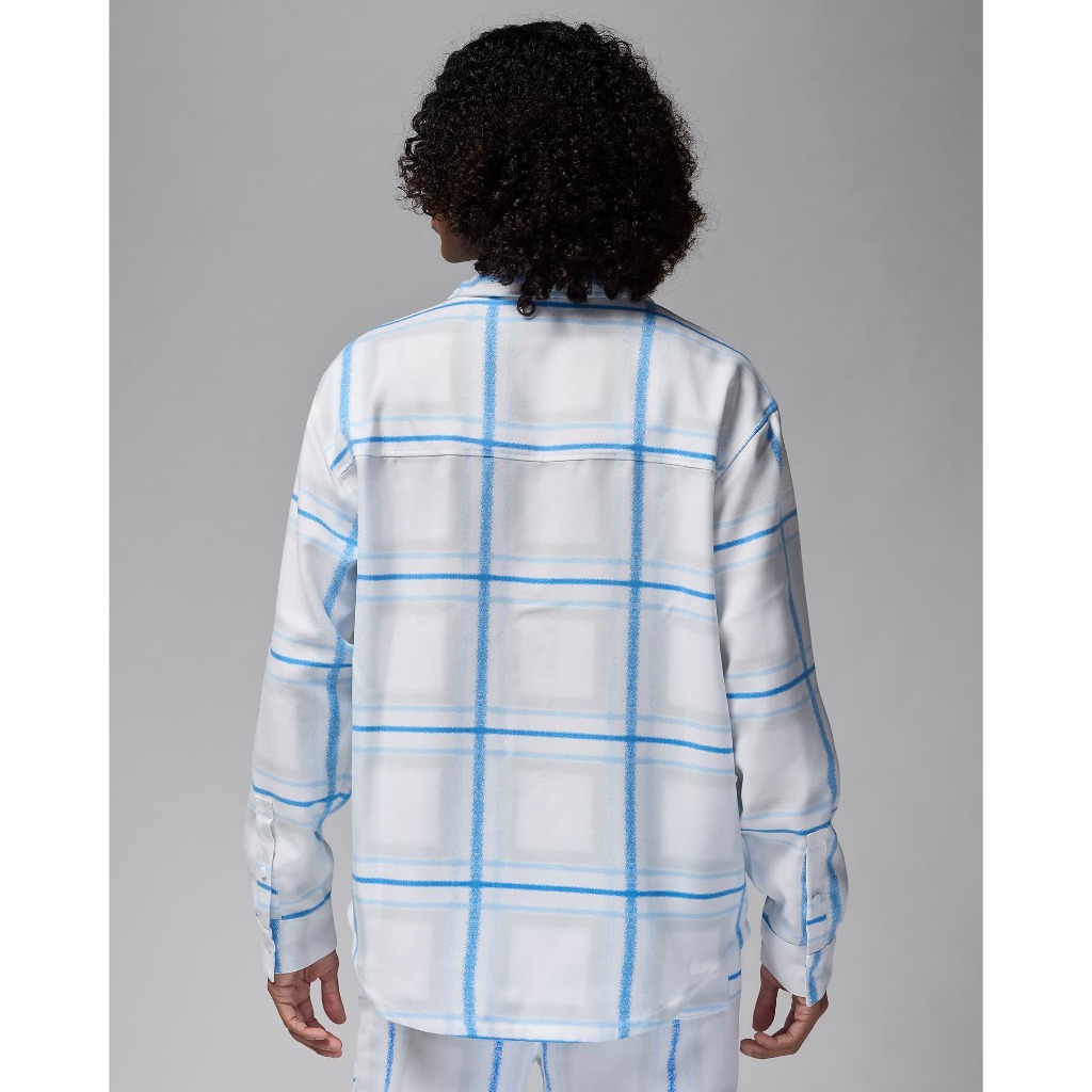 เสื้อเชิ้ตโอเวอร์ไซส์ ผู้ชาย Nike Jordan Essentials Men's Checked Flannel Top [ขอแท้ NIKE ป้ายไทย][รหัส : FZ8759 100