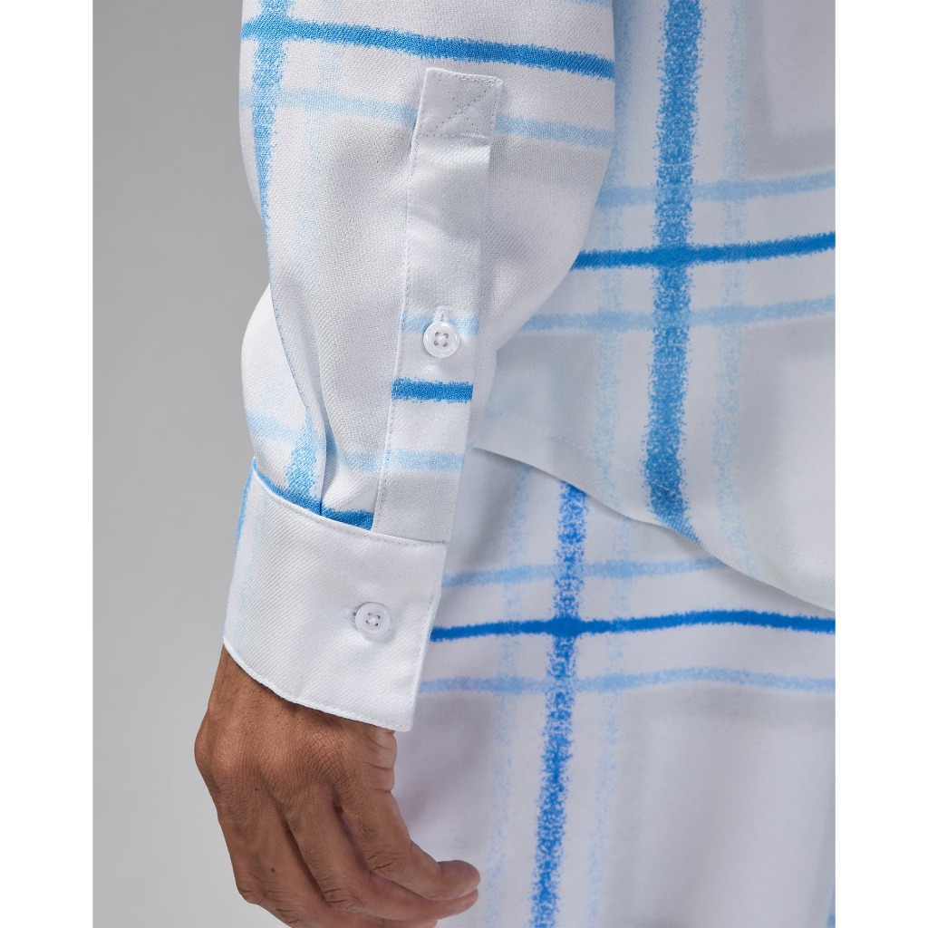 เสื้อเชิ้ตโอเวอร์ไซส์ ผู้ชาย Nike Jordan Essentials Men's Checked Flannel Top [ขอแท้ NIKE ป้ายไทย][รหัส : FZ8759 100