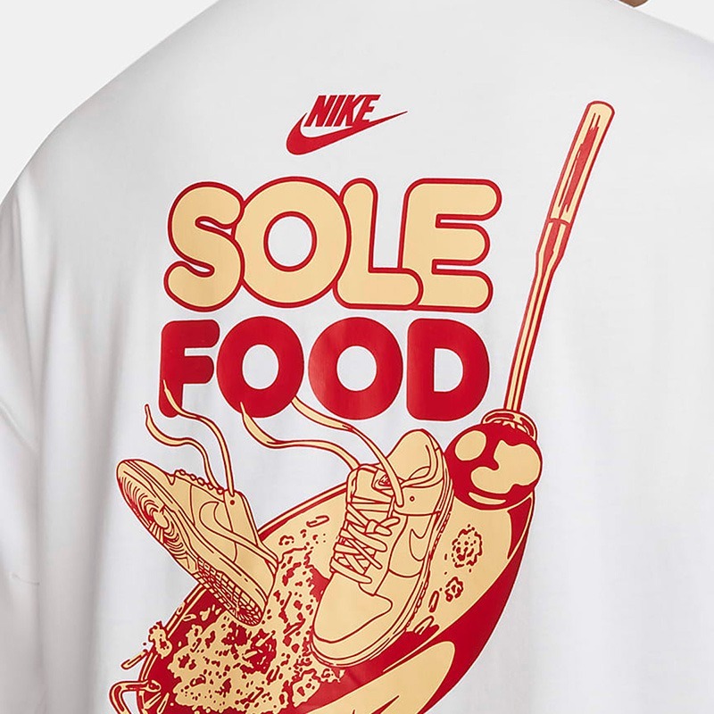 เสื้อยืดโอเวอร์ไซส์ ผู้ชาย Nike Men's Sole Food Oversized Tee [ลิขสิทธิ์แท้ NIKE ป้ายไทย][รหัส : FB9808 010 ]