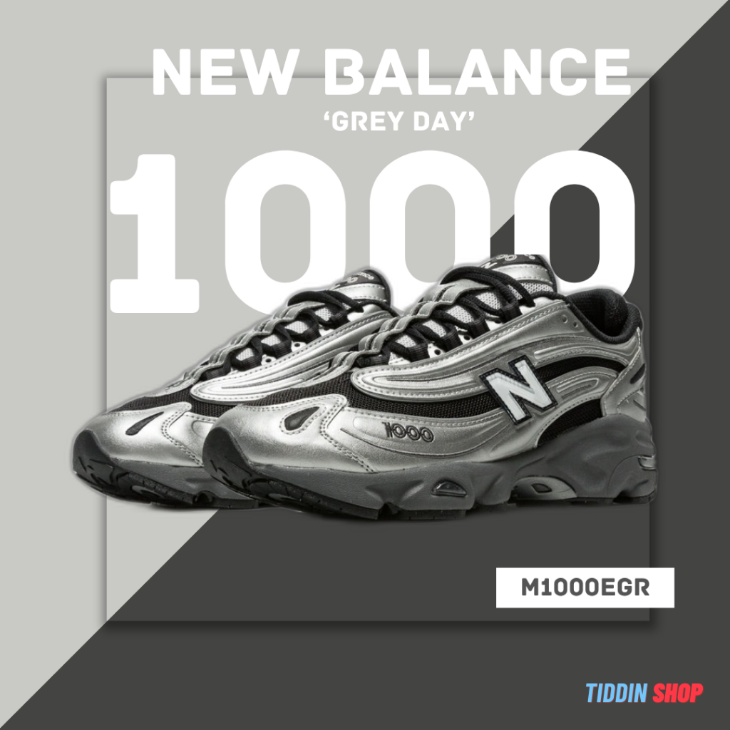 รองเท้าลำลอง รองเท้าผ้าใบ NEW BALANCE 1000 'GREY DAY' [ลิขสิทธิ์แท้ / ป้ายไทย] [ รหัส M1000EGR / M1000MEG ]