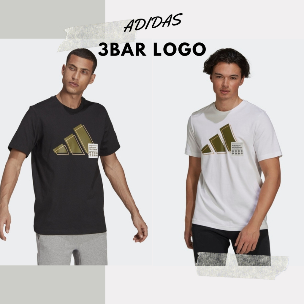 เสื้อยืด ADIDAS 3BAR LOGO TEE [ ลิขสิทธิ์แท้ ป้ายไทย ] [รหัส GV5159 / GU3643 ]