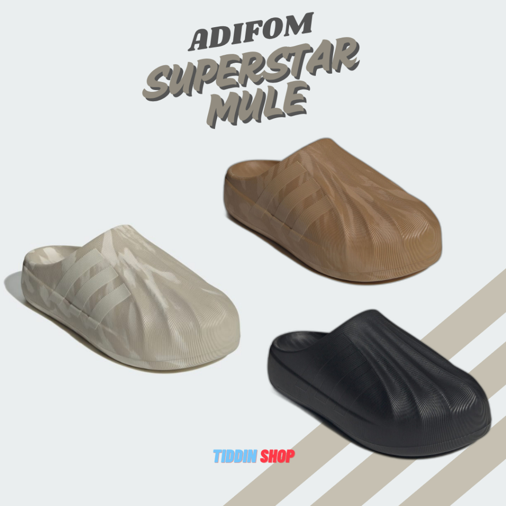 รองเท้าผู้ชาย ADIDAS ADIFOM SUPERSTAR MULE LOW  [ลิขสิทธ์แท้ Adidas ป้ายไทย] [รหัส: IE9083 / IH7787 / IE9084 ]