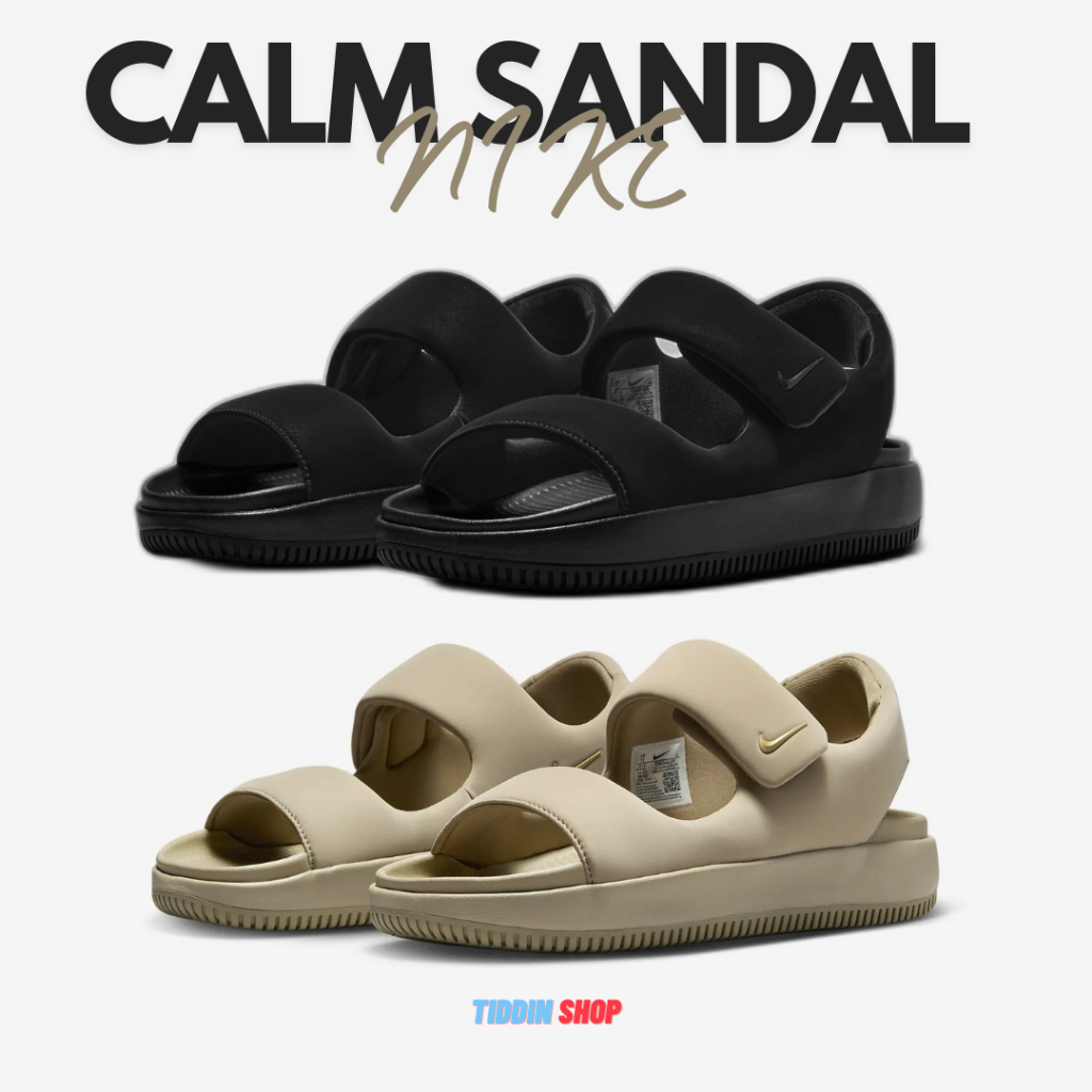 รองเท้าแตะรัดส้น NIKE CALM SANDAL  [ลิขสิทธิ์แท้ NIKE ป้ายไทย][รหัส FJ6044 200 / 001 ]