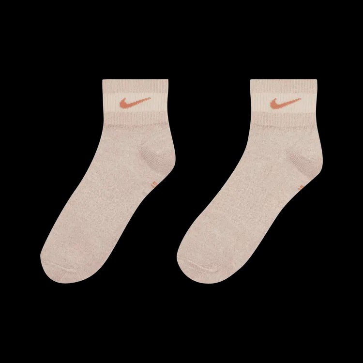 ถุงเท้า Nike Everyday Essentials Metallic Ankle Socks (1 Pair) ลิขสิทธิ์แท้ [NIKE Thailand][ FV4751-010 / FV4751-838 ]