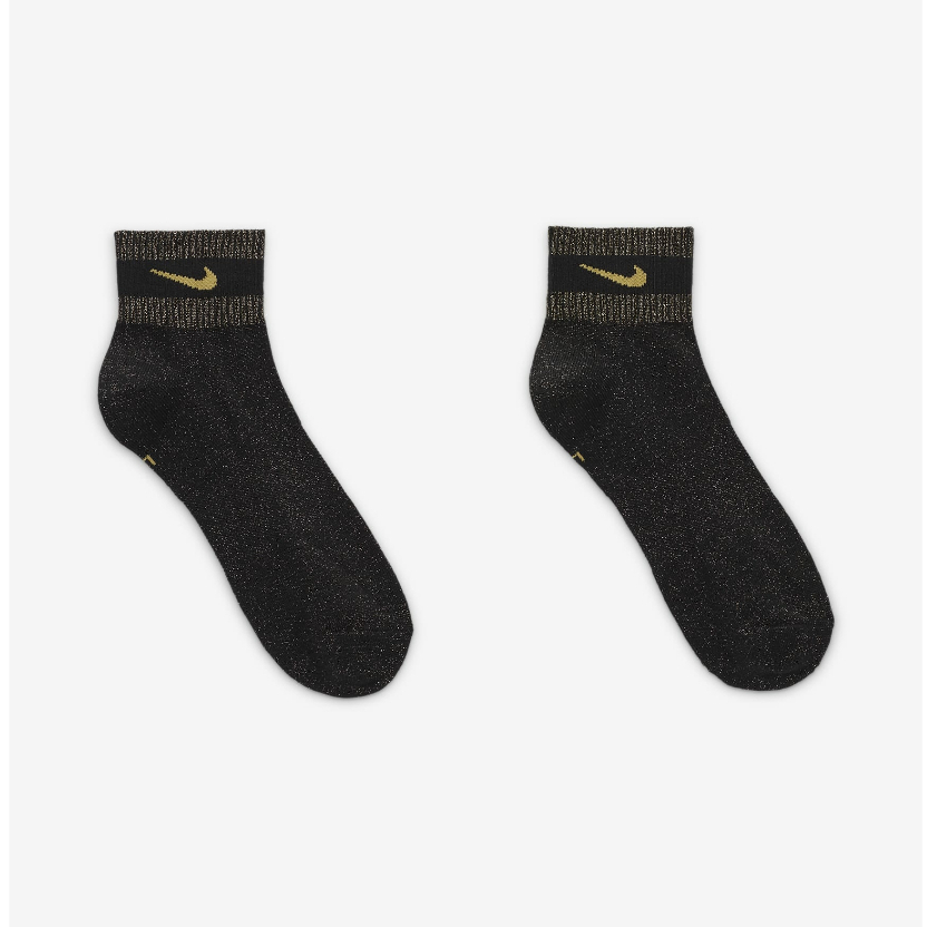 ถุงเท้า Nike Everyday Essentials Metallic Ankle Socks (1 Pair) ลิขสิทธิ์แท้ [NIKE Thailand][ FV4751-010 / FV4751-838 ]