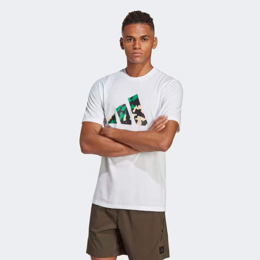 เสื้อยืดเทรนนิง ADIDAS TRAIN ESSENTIALS SEASONAL LOGO [ ลิขสิทธิ์แท้ ป้ายไทย ] [รหัส IB8259 ]