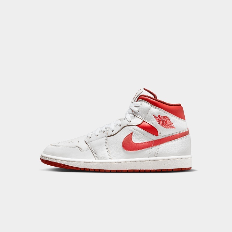 รองเท้าผู้ชาย รองเท้าลำลอง Nike AIR JORDAN 1 MID 'DUNE RED' [ลิขสิทธิ์แท้ NIKE ป้ายไทย] [รหัส FJ3458 160 ]