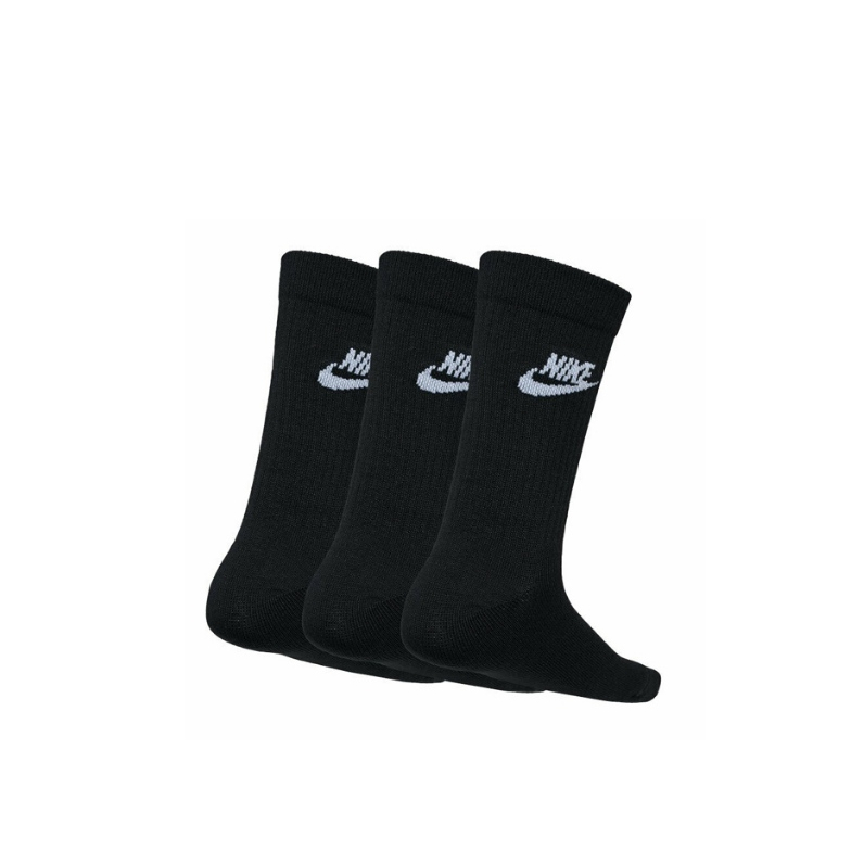 ถุงเท้าข้อยาว (3 คู่) Nike Sportswear Everyday Essential Socks (3 Pairs) ลิขสิทธิ์แท้ NIKE Thailand][ DX5025 010 ]