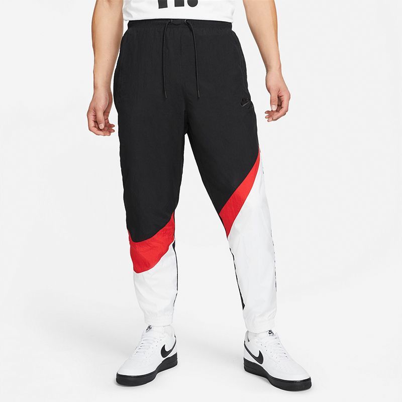กางเกงขายาว ผ้าร่ม มีซับใน Nike NSW HBR PANT WVN STMT Men รหัส AR9895 011  ลิขสิทธิ์แท้ NIKE ป้ายไทย