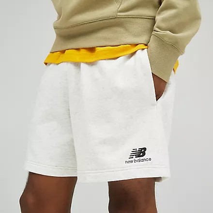 กางเกงขาสั้น NEW BALANCE Uni-ssentials French Terry Short  [ ลิขสิทธิ์แท้ ป้ายไทย ] [รหัส US21500SAH / NGO ]
