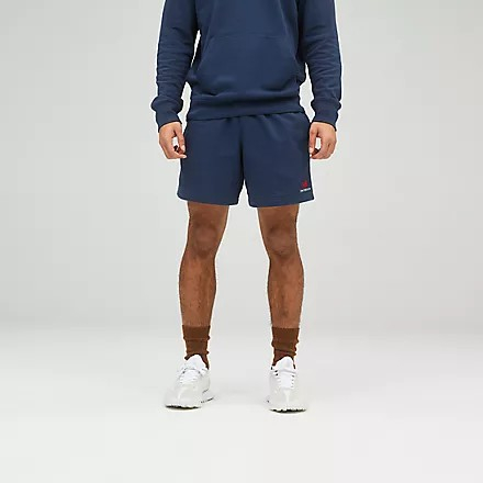 กางเกงขาสั้น NEW BALANCE Uni-ssentials French Terry Short  [ ลิขสิทธิ์แท้ ป้ายไทย ] [รหัส US21500SAH / NGO ]