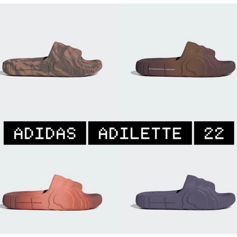 รองเท้าแตะ Adidas ADILETTE 22 SLIDES [ลิขสิทธิ์แท้ ป้ายไทย] [รหัส: HP6518 / HP6524 / IG7493 / IG7492 ]