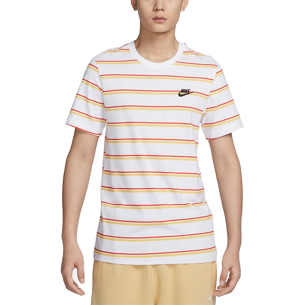เสื้อยืด ผู้ชาย Nike Men's Sportswear Stripe Tee [ลิขสิทธิ์แท้ NIKE ป้ายไทย][รหัส : DZ2986 100 ]