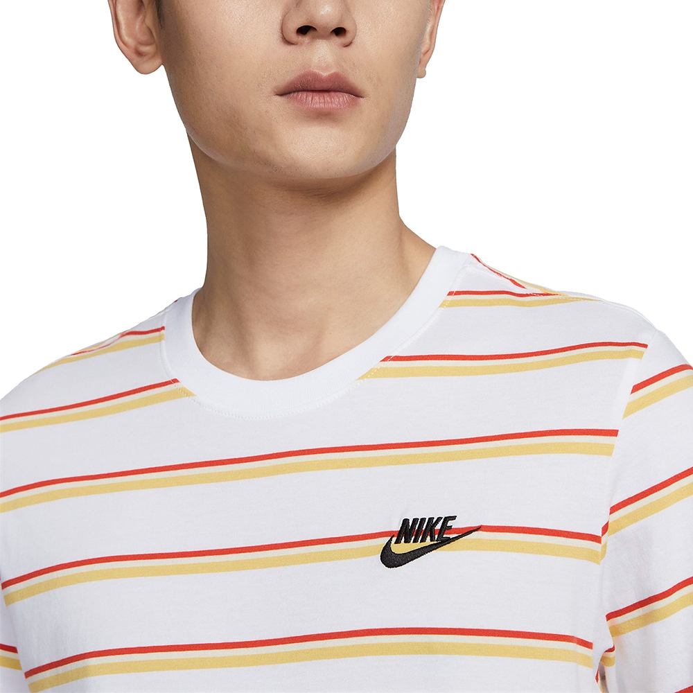 เสื้อยืด ผู้ชาย Nike Men's Sportswear Stripe Tee [ลิขสิทธิ์แท้ NIKE ป้ายไทย][รหัส : DZ2986 100 ]