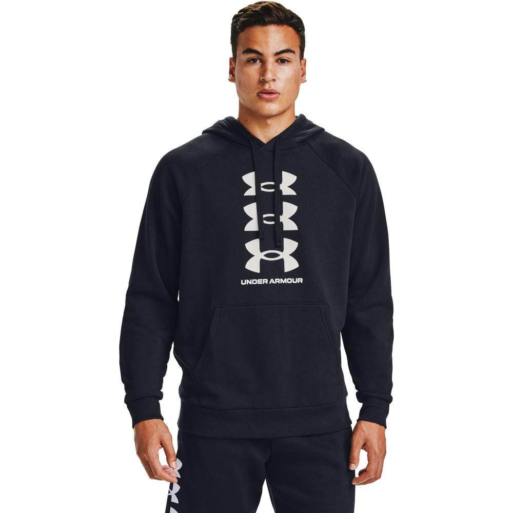 เสื้อฮู้ดแขนยาว Under Armour Men's Rival Fleece Multilogo Short Long Hoodie [ลิขสิทธิ์แท้][รหัส : 1357094 001 / 012 ]