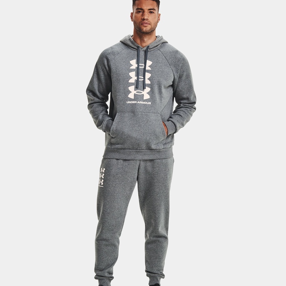 เสื้อฮู้ดแขนยาว Under Armour Men's Rival Fleece Multilogo Short Long Hoodie [ลิขสิทธิ์แท้][รหัส : 1357094 001 / 012 ]