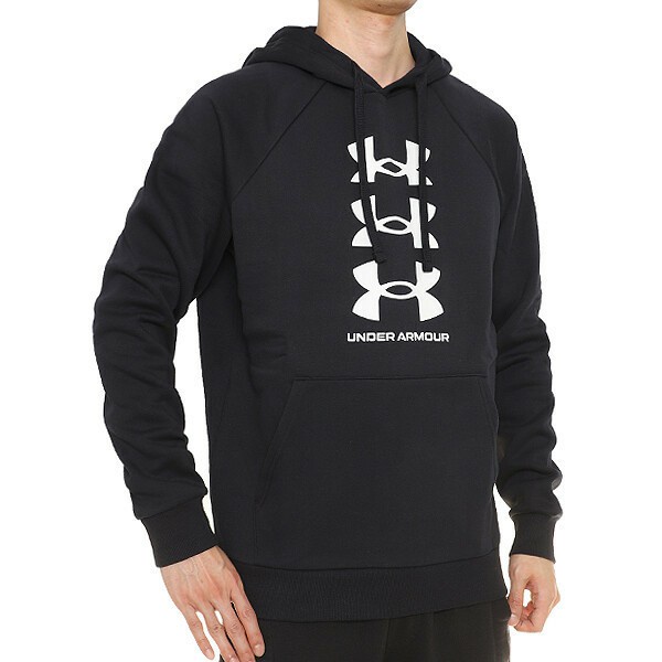 เสื้อฮู้ดแขนยาว Under Armour Men's Rival Fleece Multilogo Short Long Hoodie [ลิขสิทธิ์แท้][รหัส : 1357094 001 / 012 ]