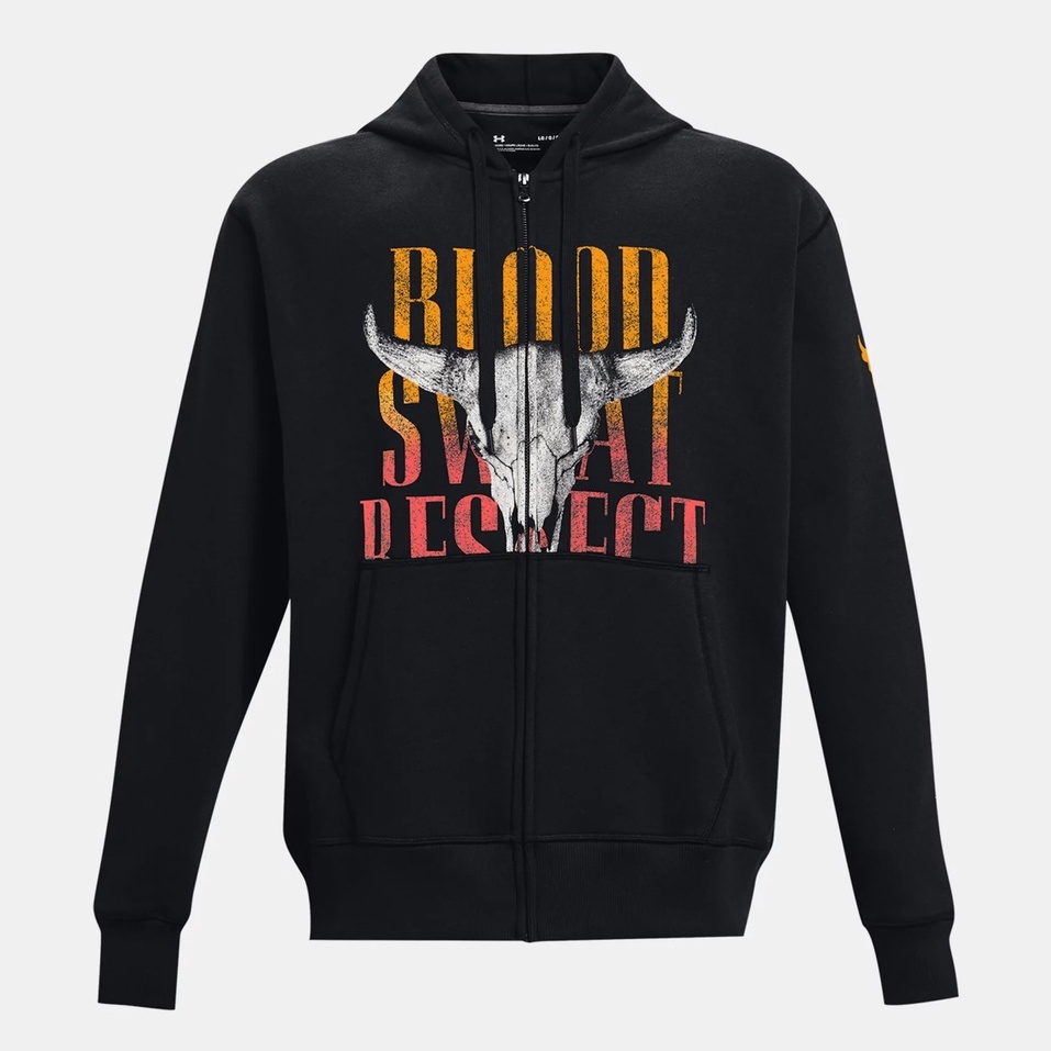 เสื้อฮู้ดแขนยาว Under Armour Mens Project Rock Originators Full Zip Hoodie ลิขสิทธิ์แท้ รหัส 1367104 001
