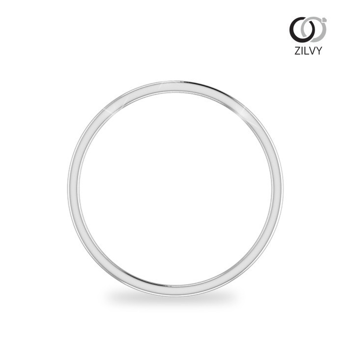 Zilvy - แหวนชาย White Gold  (BR044)