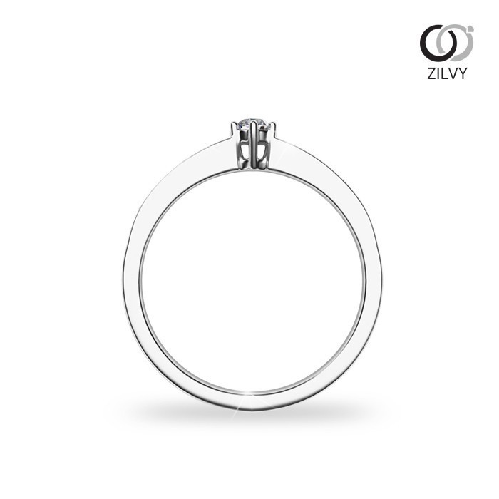 Zilvy - แหวนหญิงเพชรน้ำร้อย 0.20 กะรัต (GR1016)