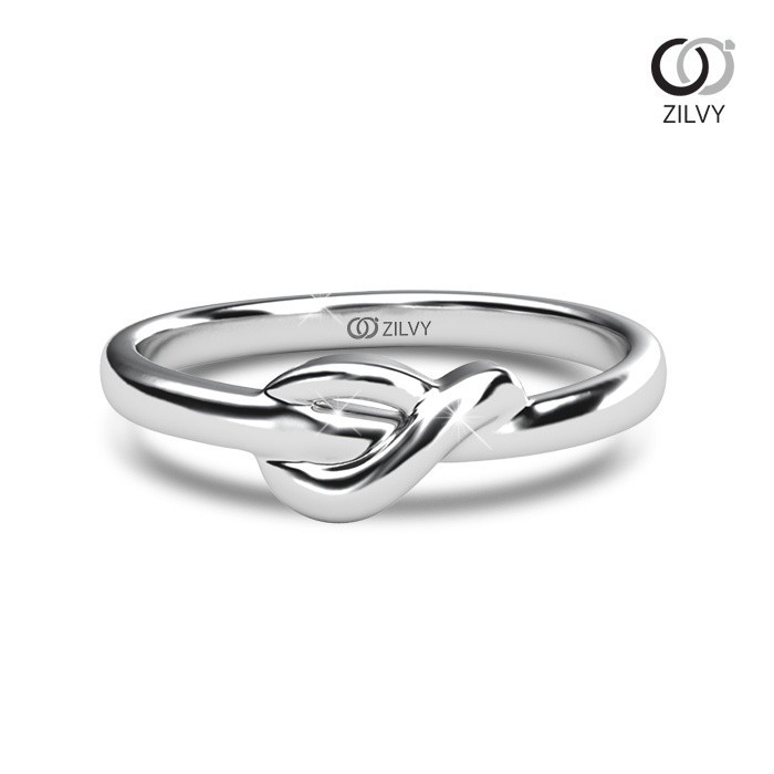 Zilvy Minimal Ring - แหวนคู่เพชรน้ำร้อย (BR519/GR1455)