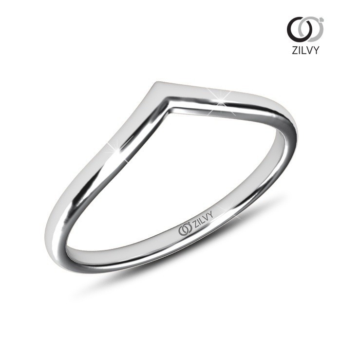 Zilvy Minimal Ring - แหวนคู่เพชรน้ำร้อย (BR510/GR1447)