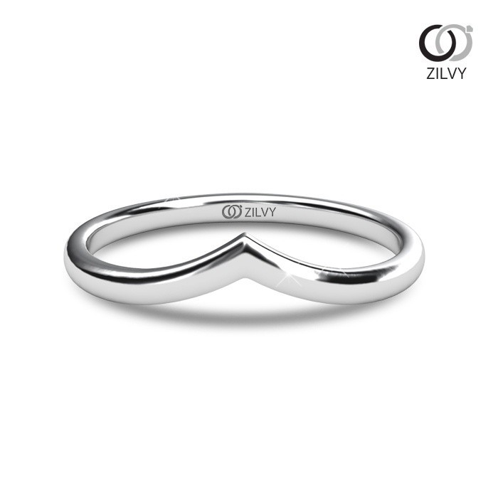 Zilvy Minimal Ring - แหวนคู่เพชรน้ำร้อย (BR510/GR1447)