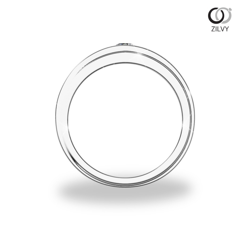 Zilvy - แหวนเพชรชาย น้ำร้อย 0.20 กะรัต (BR187)