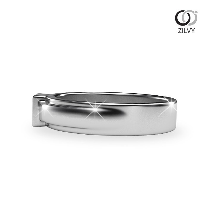 Zilvy - แหวนชายเพชรน้ำร้อย 0.10 กะรัต (BR158)
