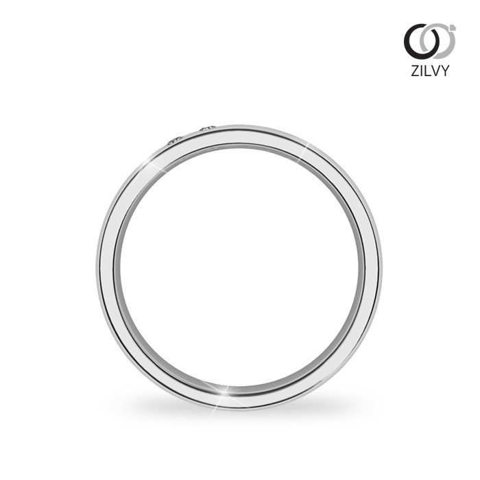 Zilvy - แหวนชายเพชรน้ำร้อย 0.08 กะรัต (BR181)