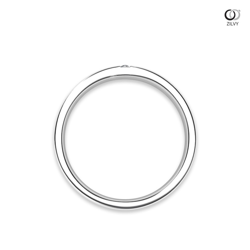 Zilvy - แหวนชายเพชรน้ำร้อย 0.06 กะรัต (BR071)