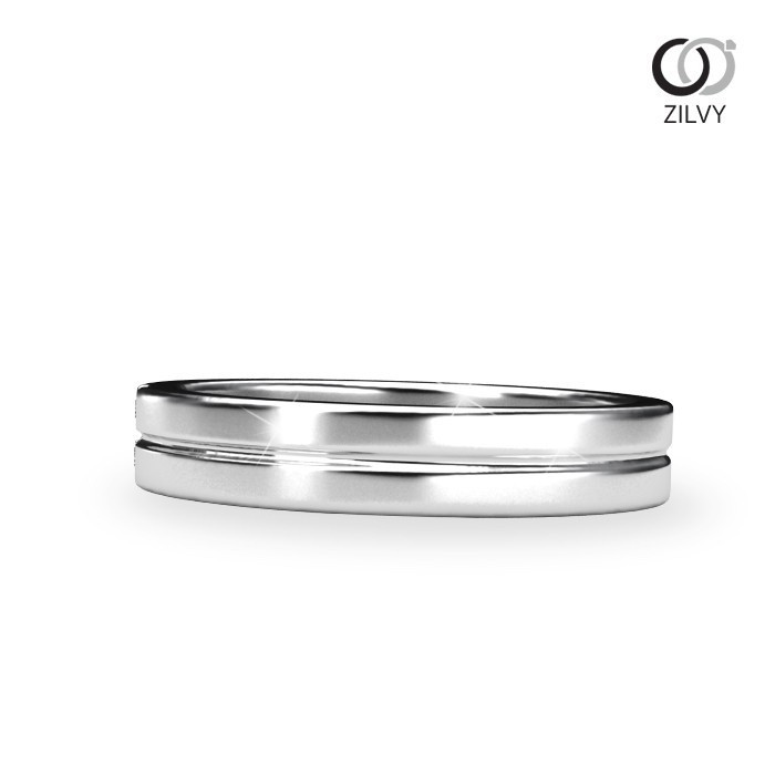 Zilvy - แหวนชายเพชรน้ำร้อย 0.04 กะรัต (GR1068)