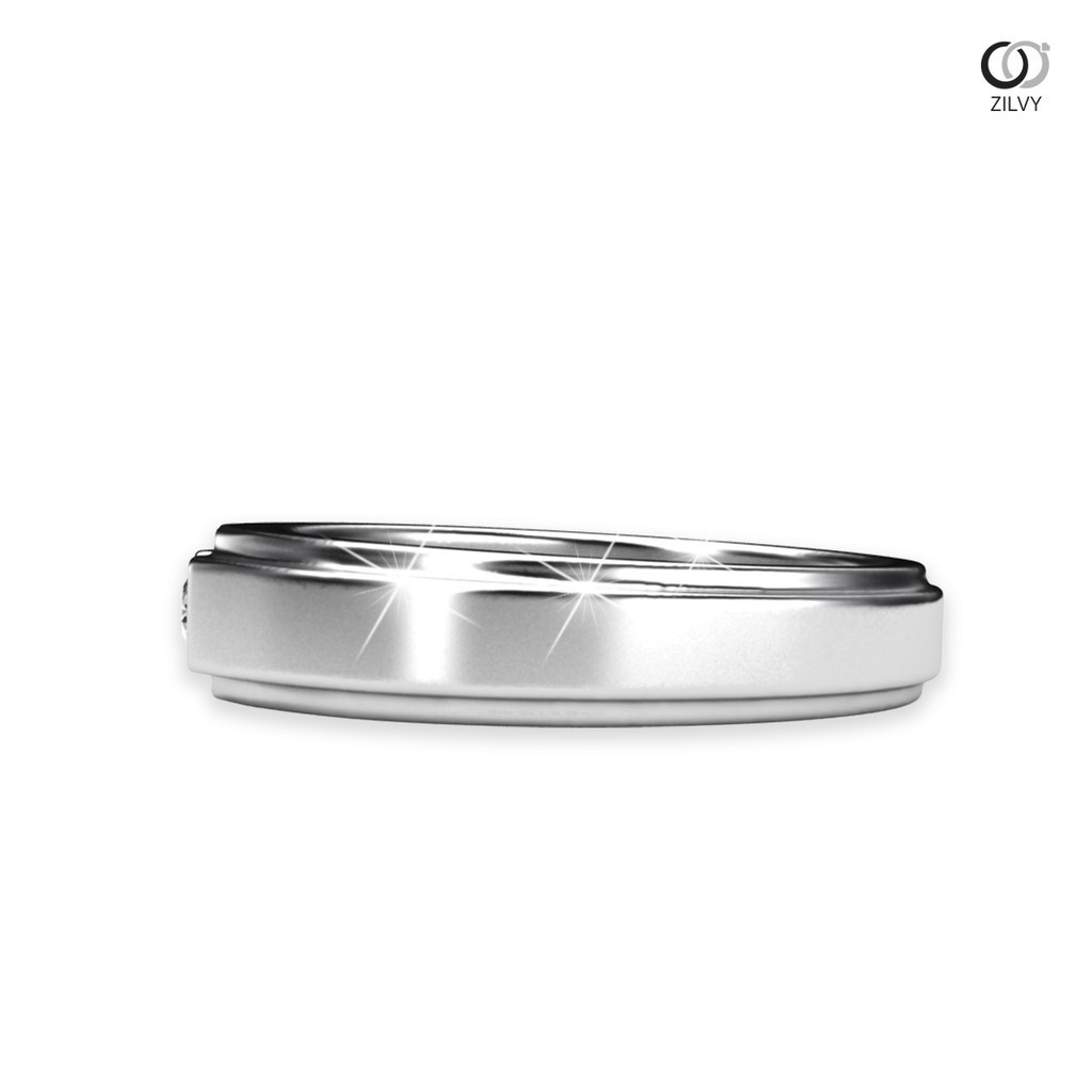 Zilvy - แหวนเพชรชาย 0.20 กะรัต(BR362)