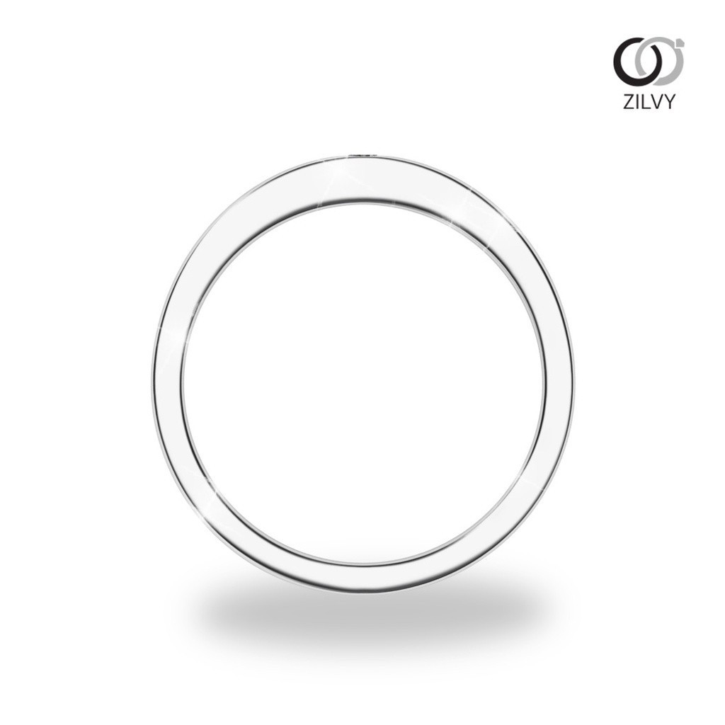 Zilvy - แหวนชายเพชรน้ำร้อย 0.05 กะรัต (BR369)