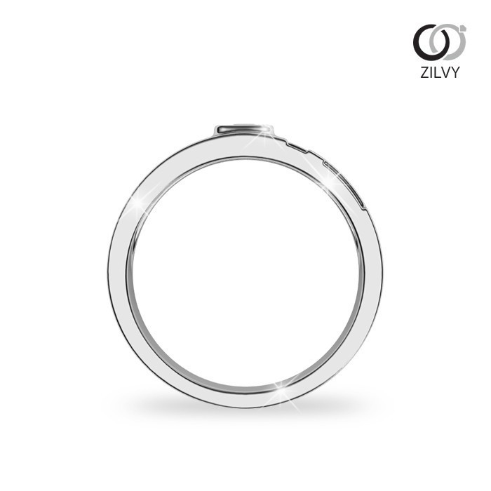 Zilvy - แหวนชายเพชรน้ำร้อย 0.05 กะรัต (BR155)