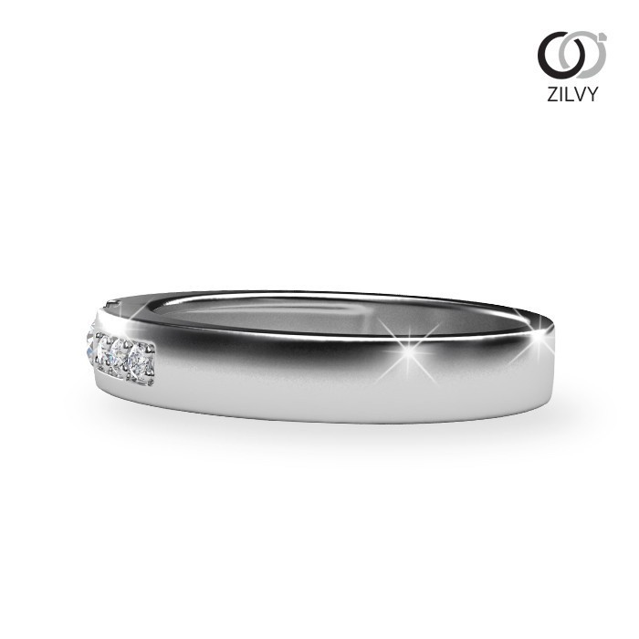 Zilvy - แหวนชายเพชรน้ำร้อย 0.32 กะรัต (BR152)