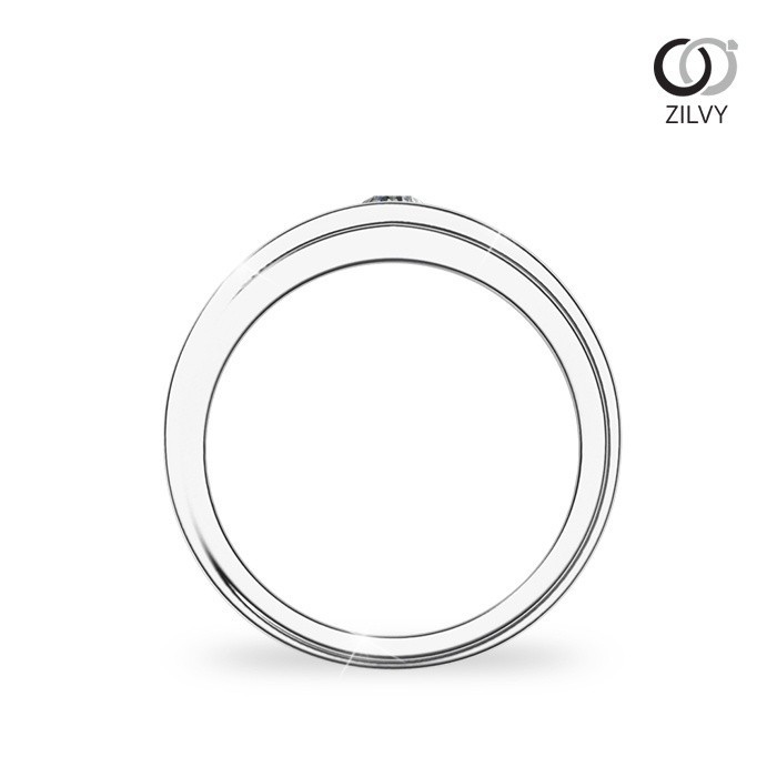 Zilvy - แหวนชายเพชรน้ำร้อย 0.20 กะรัต (BR187)