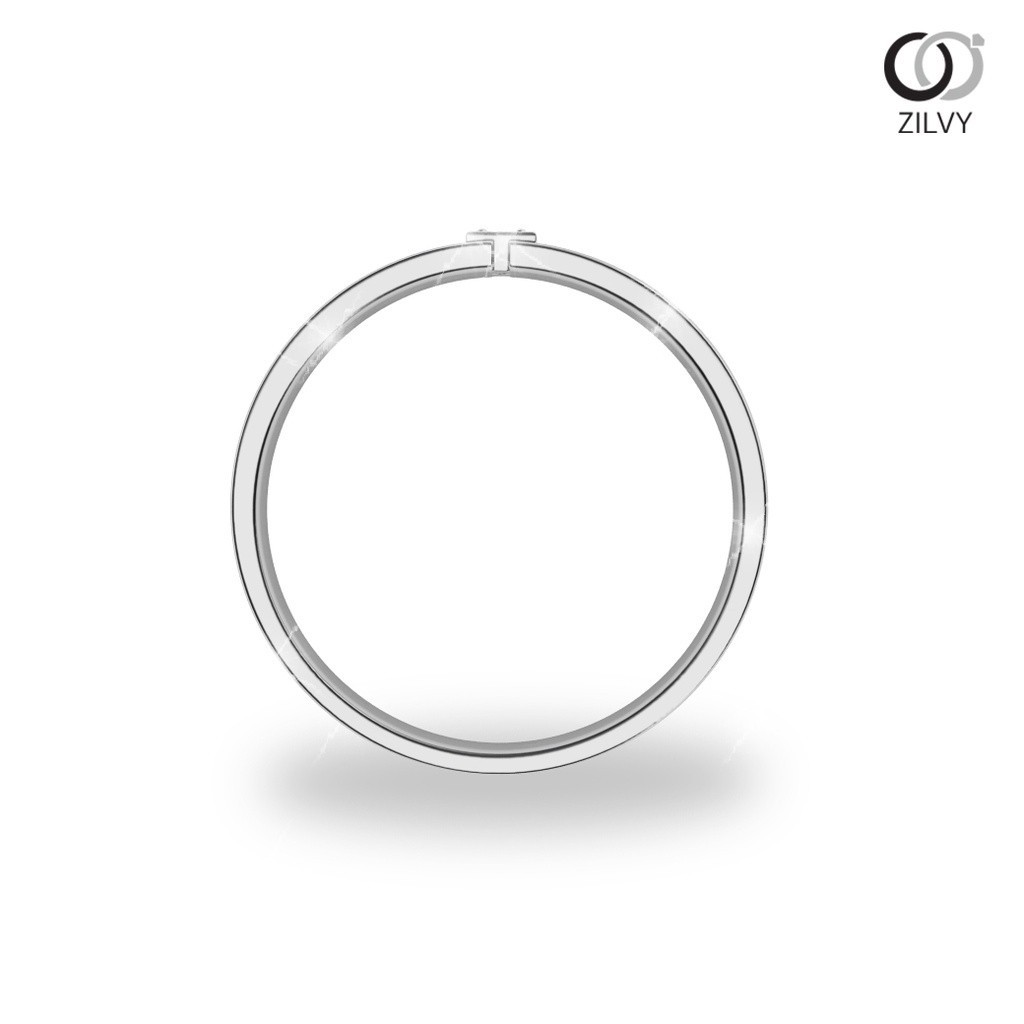 Zilvy - แหวนชายเพชรน้ำร้อย 0.03 กะรัต (BR144)