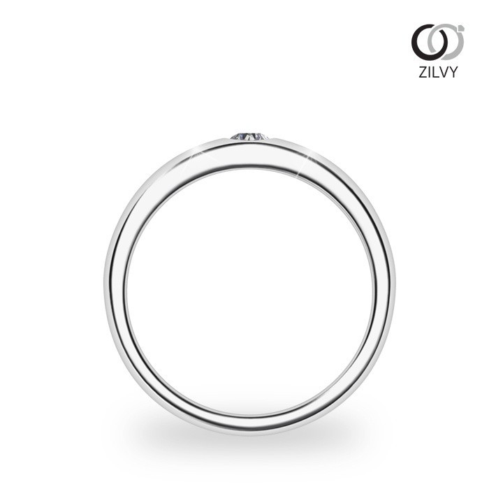 Zilvy - แหวนชายเพชรน้ำร้อย 0.10 กะรัต (GR219)