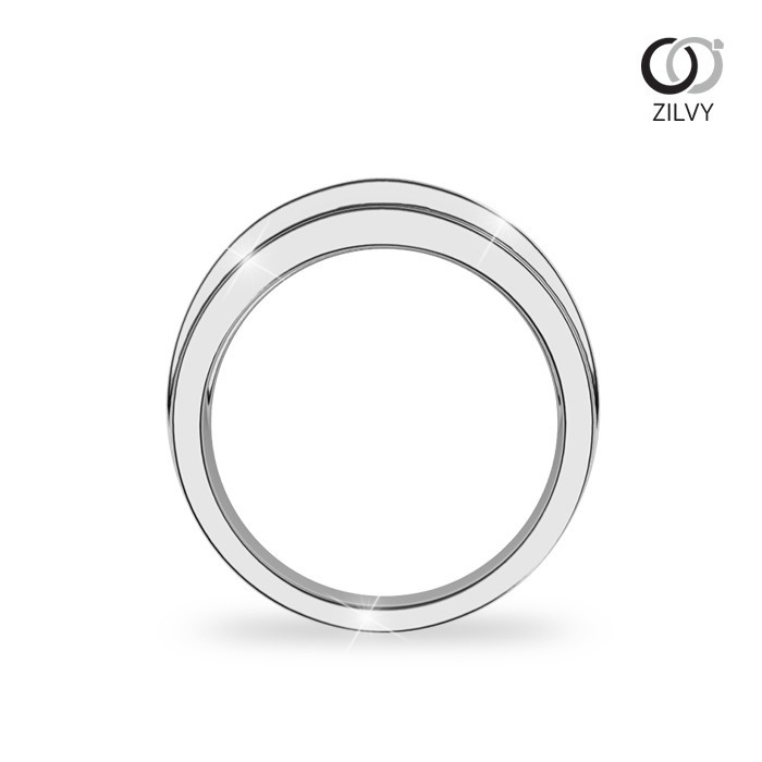 Zilvy - แหวนชายเพชรน้ำร้อย 0.30 กะรัต (BR171)