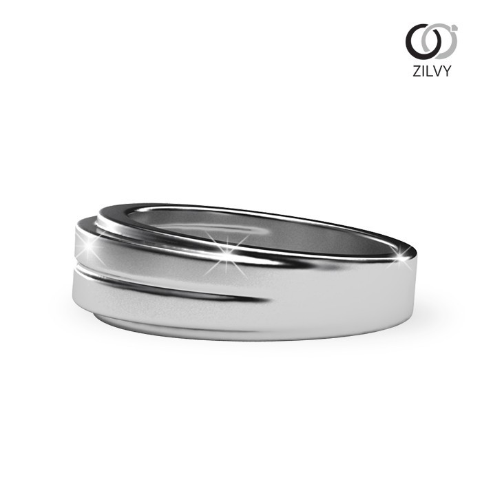 Zilvy - แหวนชายเพชรน้ำร้อย 0.30 กะรัต (BR171)